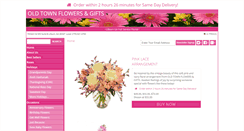 Desktop Screenshot of oldtownflowers.net